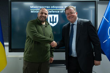 Defense chief Umerov meets with Senior NATO Representative to Ukraine