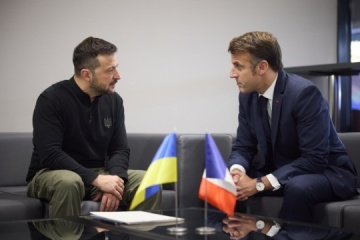 Volodymyr Zelensky s’est entretenu avec Emmanuel Macron 