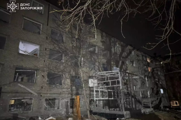 Enemy launches three air strikes on Zaporizhzhia, civilian killed