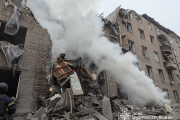 Body of third child found under rubble of damaged building in Kryvyi Rih