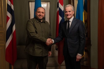 Umerov discusses battlefield situation, assistance to Ukraine with Norwegian PM