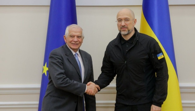 Shmyhal, Borrell discuss Ukraine's European integration