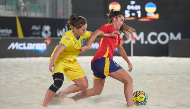 Neom Beach Soccer Cup 2024: українки поступилися Іспанії