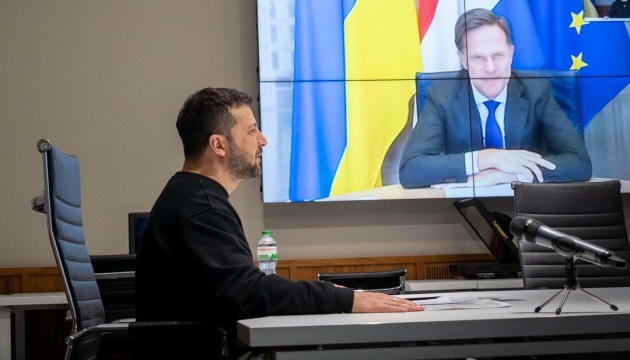 Zelensky, Rutte discuss bolstering Ukraine's air defenses