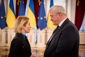 Sybiha, Kallas discuss Ukraine's, EU priorities in Kyiv