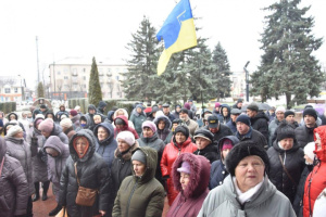 У Коростені близько 700 пенсіонерів-чорнобильців виходили на акцію проти скорочення доплат