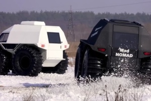 Прикордонники показали, як тестують всюдихід-амфібію Nomad