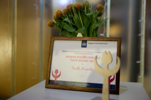 Dutch Embassy hands out Human Rights Tulip award to Truth Hounds