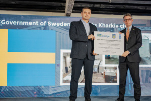 Schweden und UNDP finanzieren sechs Blockheizkraftwerke für Charkiw