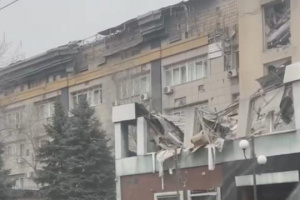 Journalist: “Ministry of Security of DPR” building was attacked in Donetsk