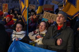 In Lviv, families of prisoners of war held rallies to remind of those who will spend Christmas in torture chambers