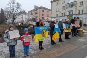 У Тернополі провели акцію на підтримку полонених та зниклих безвісти захисників