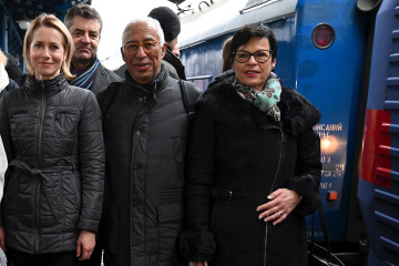 Les nouveaux dirigeants de l’Union européenne arrivent en Ukraine pour leur premier jour de mandat