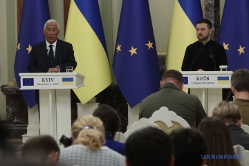 Antonio Costa promet que l'Union européenne soutiendra financièrement l'Ukraine tout au long de l'année prochaine