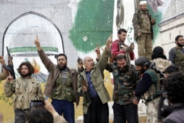 Leader of Syrian opposition announces fall of Assad’s regime