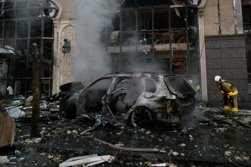 In Kyjiw Zahl der Verletzten durch Raketenangriff auf 11 gestiegen