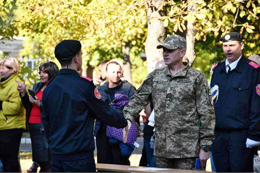 Віталій приймає присягу в Сашка