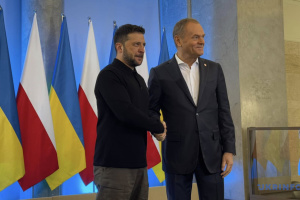 Зеленський і Туск обговорили зміцнення позицій на тлі зростання російської агресивності