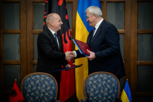 Sybiha announces opening of Albanian Embassy in Ukraine