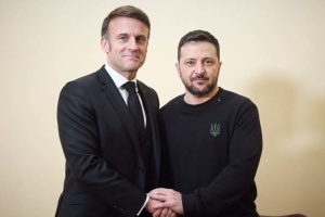 Na spotkaniu Zełenski i Macron omówili współpracę w zakresie bezpieczeństwa i dalsze wsparcie dla Ukrainy