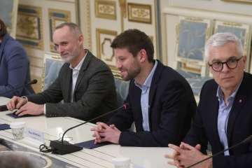 Volodymyr Zelensky a reçu à Kyiv le leader de l'opposition slovaque