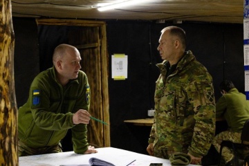 CinC Syrskyi visits 155th Brigade on Pokrovsk front