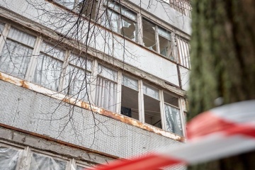 Overnight drone attack on Cherkasy damages apartment block, private homes