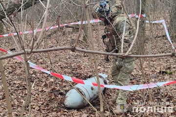 Police explosives experts neutralize unexploded part of Kh-59 missile in Sumy region