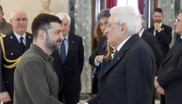 Italy’s President assures Zelensky of continued support for Ukraine