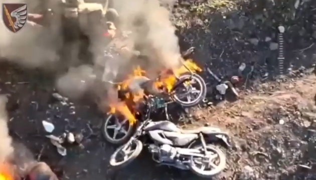 AFU repel Russian motorcycle attack near Pokrovsk AFU repel Russian motorcycle attack near Pokrovsk