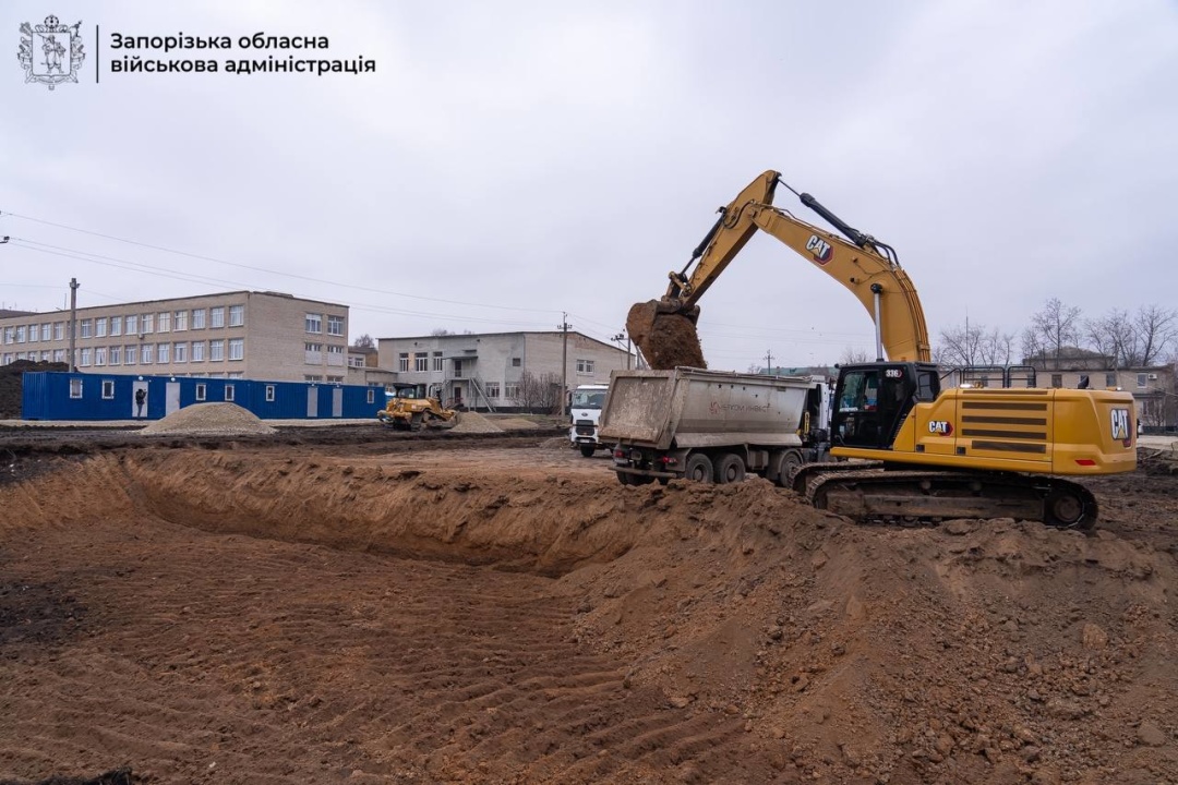 La región de Zaporizhzhia comienza la construcción de la 12ª escuela subterránea