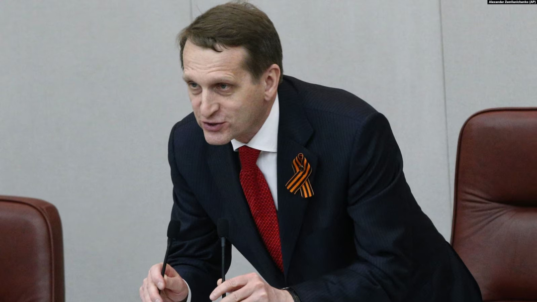 Архівна світлина. Тодішній голова російської Держдуми, а згодом керівник Служби зовнішньої розвідки Росії Сергій Наришкін. Москва, 20 березня 2014 року