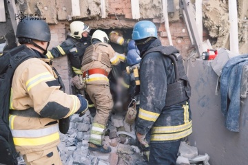 Ya hay 55 heridos en Izium, tres de los cinco muertos están siendo identificados