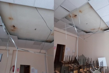 In Kyiv, Russian drone attack damages Shevchenko University buildings