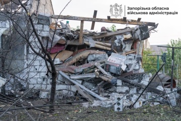 Gestern 13 Ortschaften in Region Saporischschja beschossen