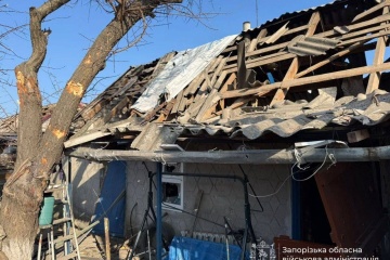 Gestern 14 Ortschaften in Region Saporischschja beschossen