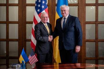 Sybiha meets with Kellogg, reaffirms Ukraine's willingness to achieve peace through strength