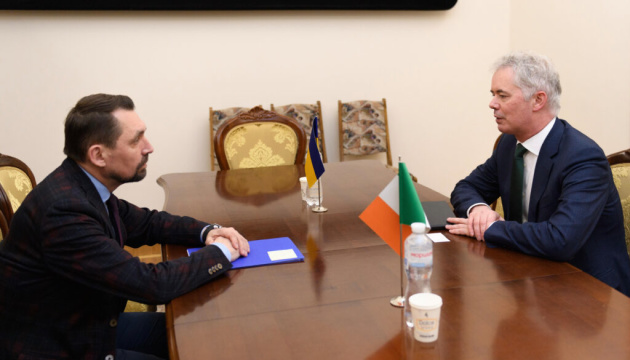 Точицький обговорив із послом Ірландії співпрацю в підготовці фахівців із реставрації