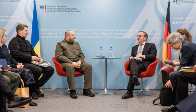 Міністри оборони України і Німеччини обговорили подальшу роботу формату «Рамштайн»