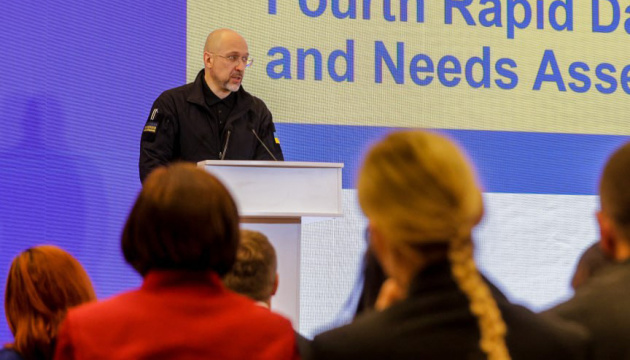 Shmygal: Ucrania necesita 524 mil millones de dólares para recuperarse, según nuevo informe del Banco Mundial