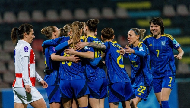 Футболістки збірної України перемогли Хорватію у матчі Ліги націй