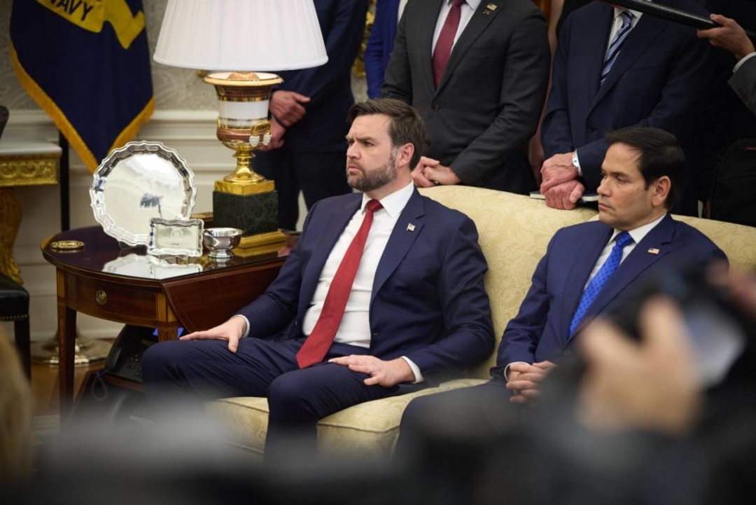 Віцепрезидент США Джей Ді Венс Державний секретар США Марко Рубіо Віцепрезидент США Джей Ді Венс Державний секретар США Марко Рубіо