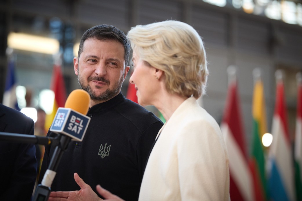 Президент України Володимир Зеленський та президентка Єврокомісії Урсула фон дер Ляєн Президент України Володимир Зеленський та президентка Єврокомісії Урсула фон дер Ляєн