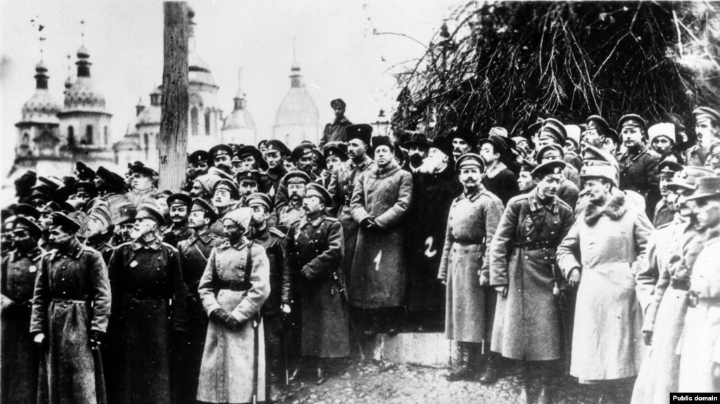 Проголошення Третього Універсалу на Софійській площі. 1917 рік