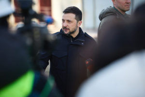 President Zelensky arrives at London Ukraine summit