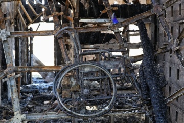 Airstrike on Kostiantynivka: Firefighters extinguish blaze, one killed