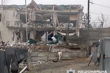 Two injured, dozens of houses, cars damaged in Kyiv region in Russian drone attack