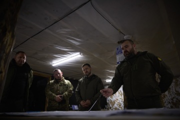 Zelensky visits command post of Tactical Group Pokrovsk in Donetsk region