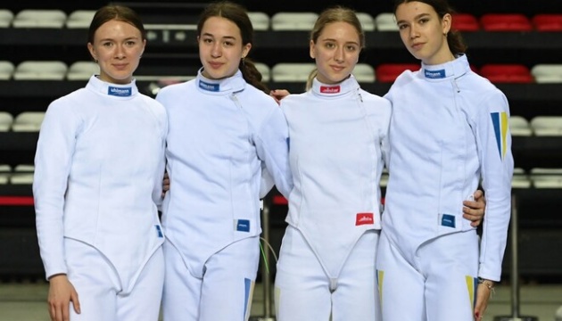 Українські шпажистки здобули «золото» юніорської першості Європи з фехтування