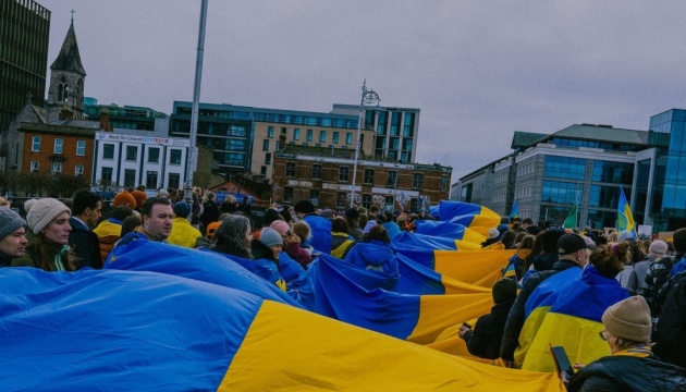 Український кризовий центр в Ірландії закликав до підтримки України Український кризовий центр в Ірландії закликав до підтримки України